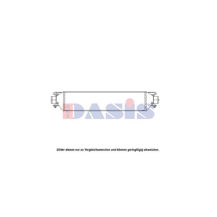 AKS Dasis 087017N Intercooler For Fiat Linea (323, 110) | Duco Car Parts UK