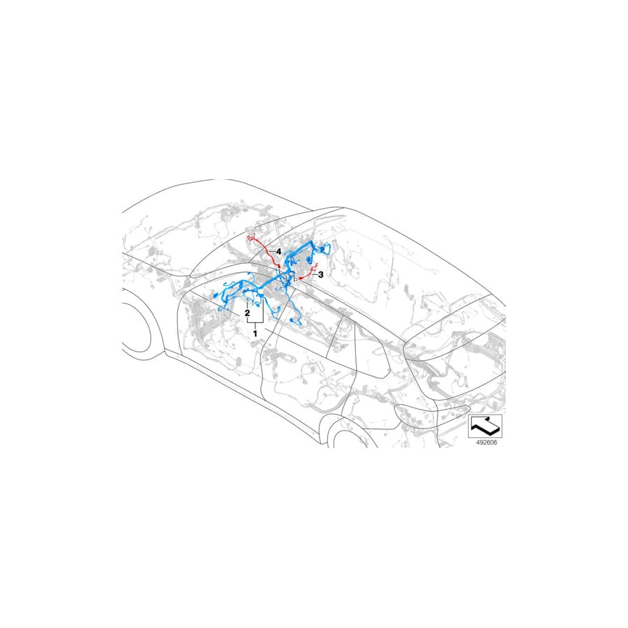 Genuine BMW 61118734038 G05 Wiring Set, Instrument Cluster (Inc. X5 30dX, X5 50iX & X5 30iX) | Duco Car Parts UK Car Parts