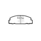 EBC PDKF576 Daihatsu Domino Ultimax Front Brake Pad & Plain Disc Kit 2 | Duco Car Parts UK Car Parts