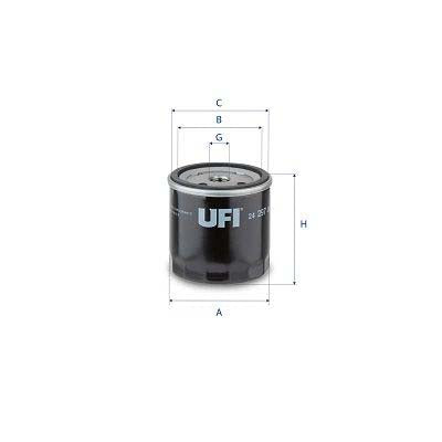 UFI 24.297.00 Fuel Filter
