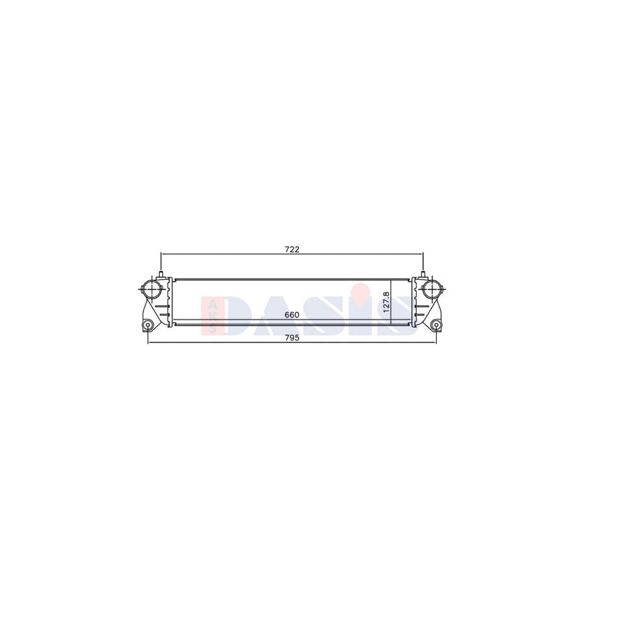AKS Dasis 087028N Intercooler | Duco Car Parts UK