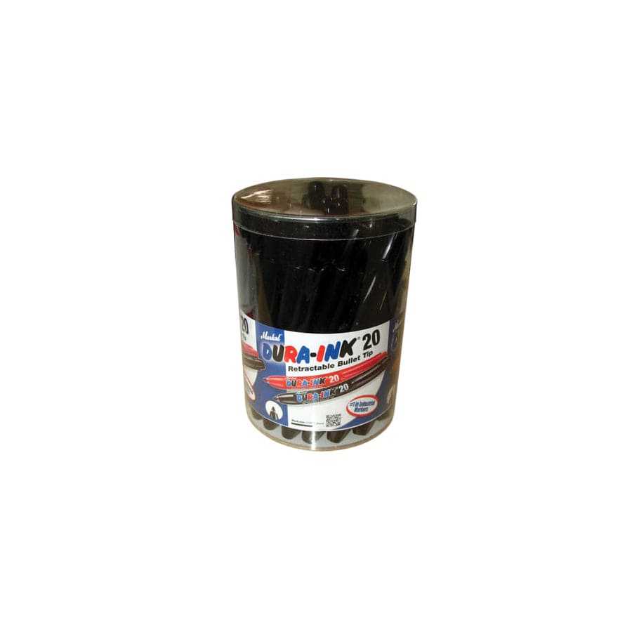 Markal MKL96577 DURA-INK® 20 Retractable Marker - Black (Tub 24) | Duco Car Parts UK