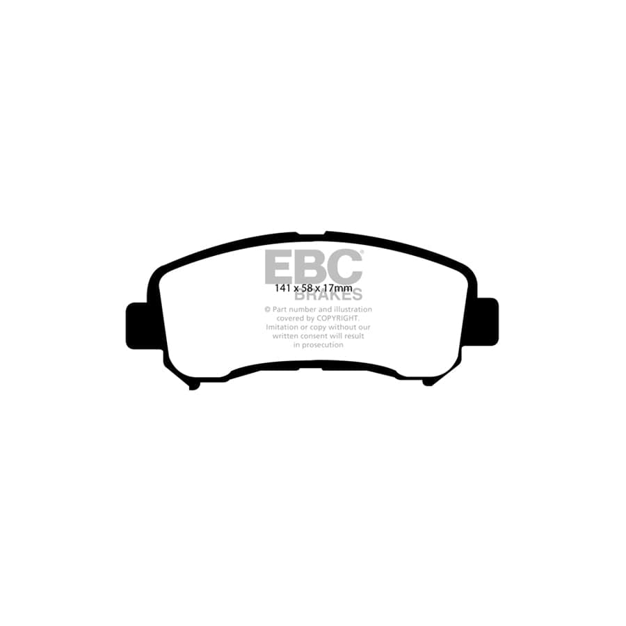 EBC PDKF1417 Nissan Ultimax Front Brake Pad & Plain Disc Kit - Akebono Caliper (Inc. Qashqai & X-Trail) 2 | Duco Car Parts UK Car Parts