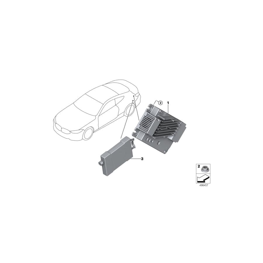 Genuine BMW 65128792114 F92 G05 G29 Ci Plus Module - Tv Map (Inc. X3 20iX, X5 50iX & 330dX) | Duco Car Parts UK Car Parts