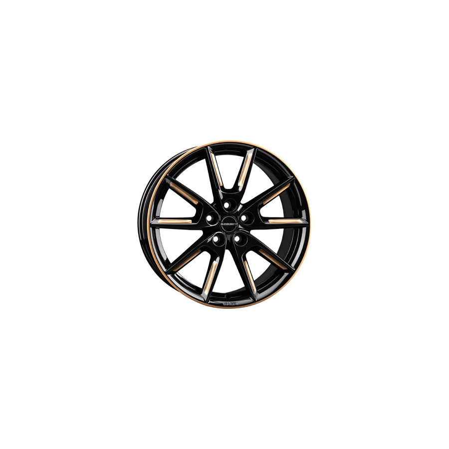 Borbet LX18 8x18 ET45 LX18 80845108572,5BGGSR Black Glossy Gold Spoke Rim Wheel | Duco Car Parts UK Car Parts