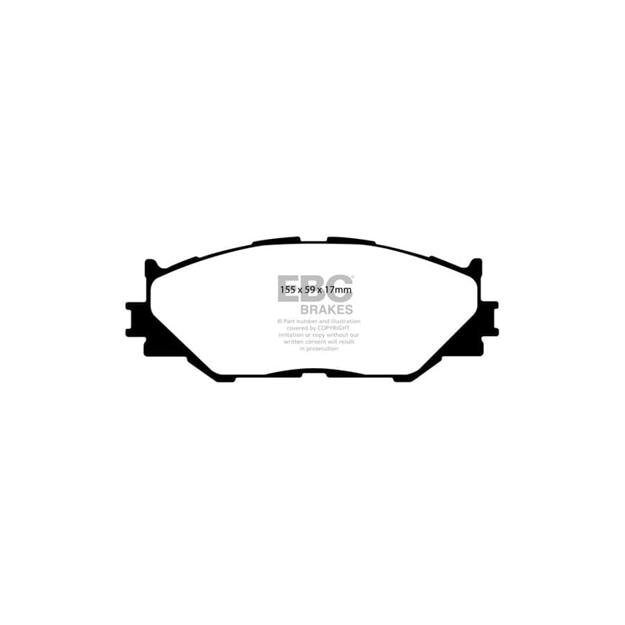 EBC PD40K1075 Lexus Ultimax Pad & Plain Disc Kit 2 | Duco Car Parts UK Car Parts