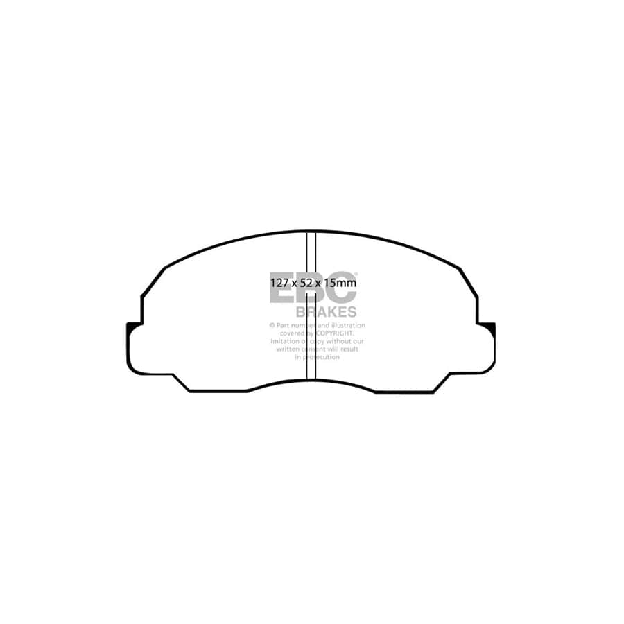 EBC PDKF580 Daihatsu Ultimax Front Brake Pad & Plain Disc Kit (Inc. Fourtrak & Rugger) 2 | Duco Car Parts UK Car Parts