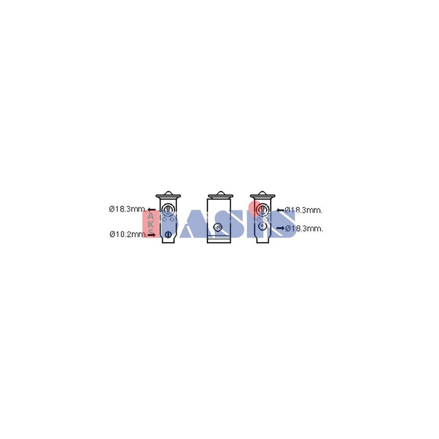 AKS Dasis 840328N Ac Expansion Valve | Duco Car Parts UK