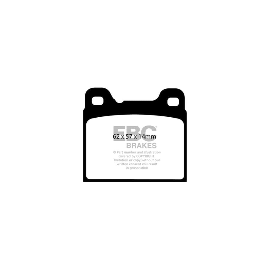EBC PDKR917 Volvo 850 Ultimax Rear Brake Pad & Plain Disc Kit - ATE Caliper 2 | Duco Car Parts UK Car Parts