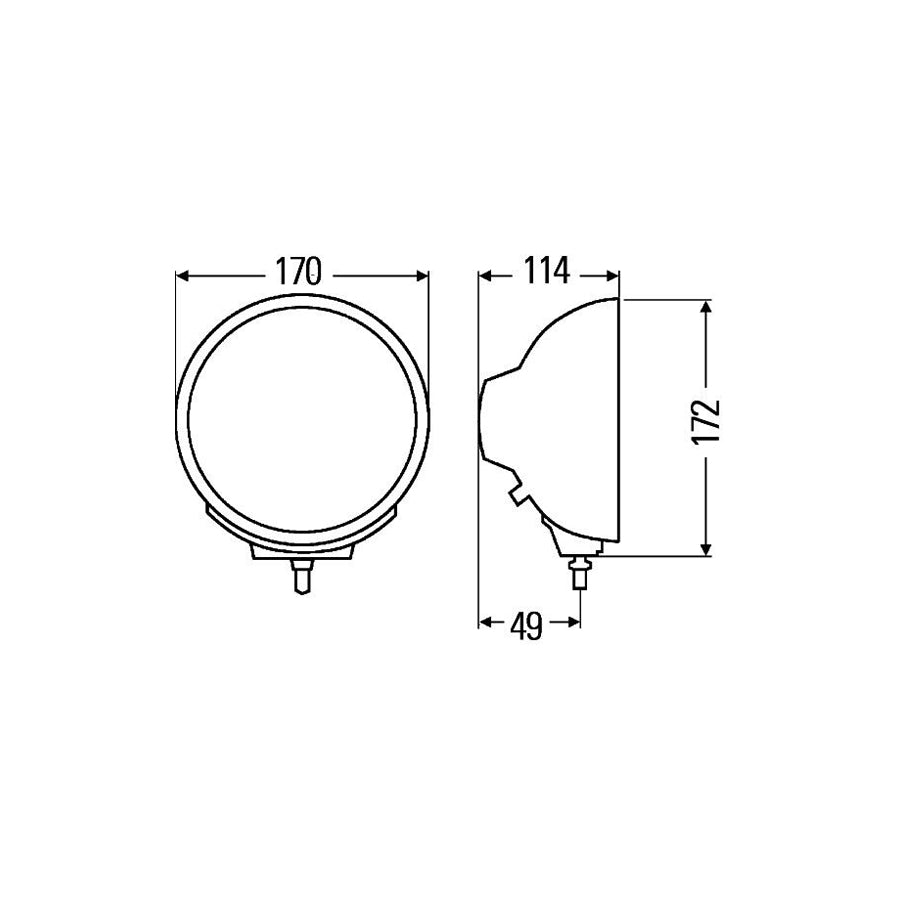 Hella 1N3 009 094-001 Fog Light