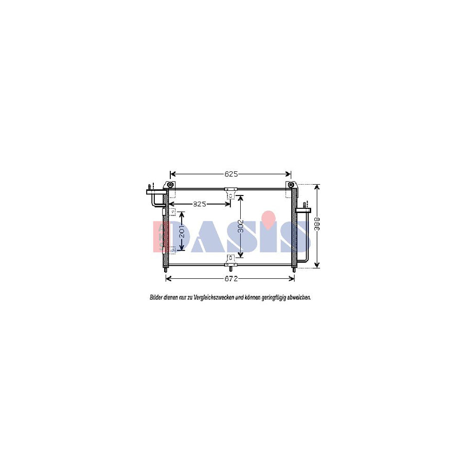 AKS Dasis 510064N Air Conditioning Condenser | Duco Car Parts UK