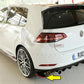 Rieger 00059518 VW Mk7 Golf GTI-TCR Rear Side Splitter 8 | Duco Car Parts UK Car Parts