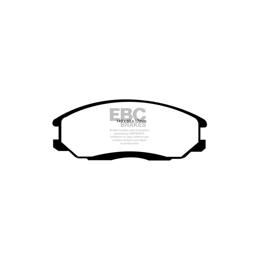 EBC PDKF958 Hyundai Trajet Ultimax Front Brake Pad & Plain Disc Kit - Akebono Caliper 2 | Duco Car Parts UK Car Parts