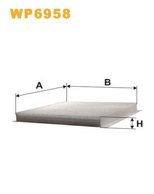 WIX Filters WP6958 Pollen Filter For Saab 9000