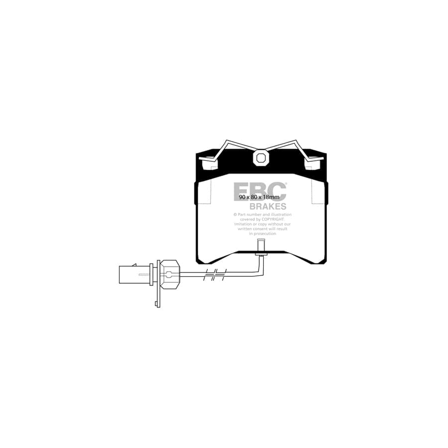 EBC PDKF2076 VW Caravelle Ultimax Front Brake Pad & Plain Disc Kit - Girling/TRW Caliper 2 | Duco Car Parts UK Car Parts