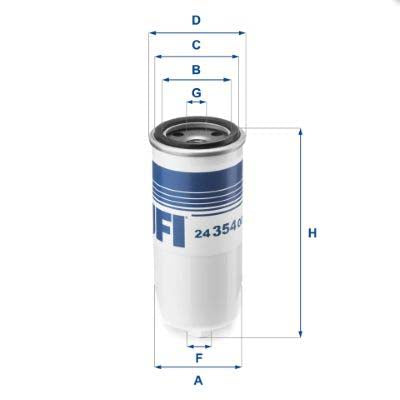 UFI 24.354.00 Fuel Filter