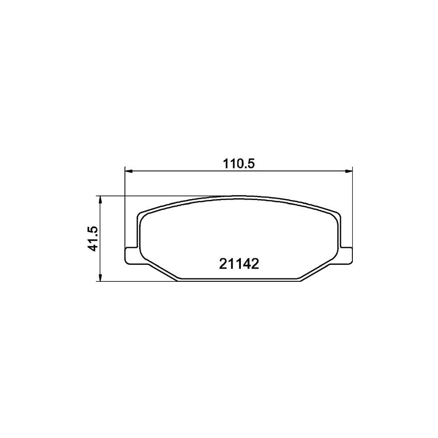 Hella 8AM 355 502-481 Brake Master Cylinder For Saab 9000