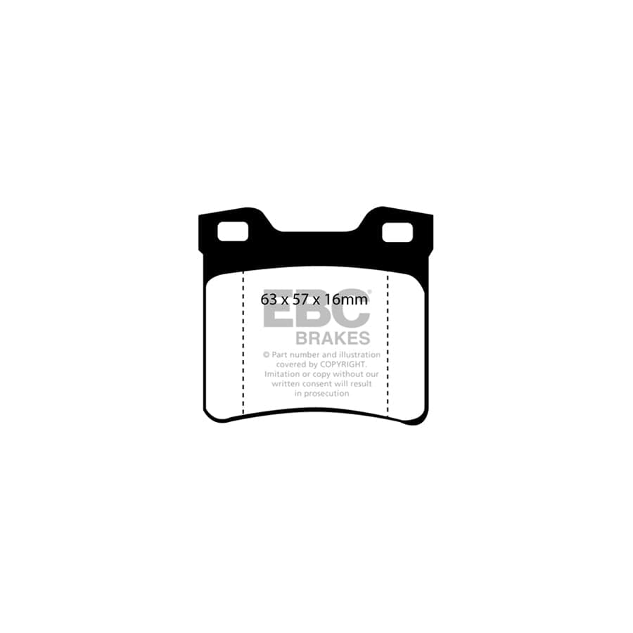 EBC PD11KR022 Peugeot 406 Greenstuff Rear Brake Pad & GD Disc Kit - ATE Caliper 2 | Duco Car Parts UK Car Parts