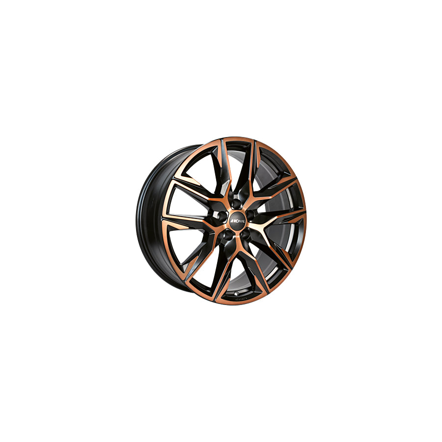 Ronal R71 8.5x20 ET41 71R0855.153/9212 Jetblack-Copper matt Wheel | Duco Car Parts UK Car Parts