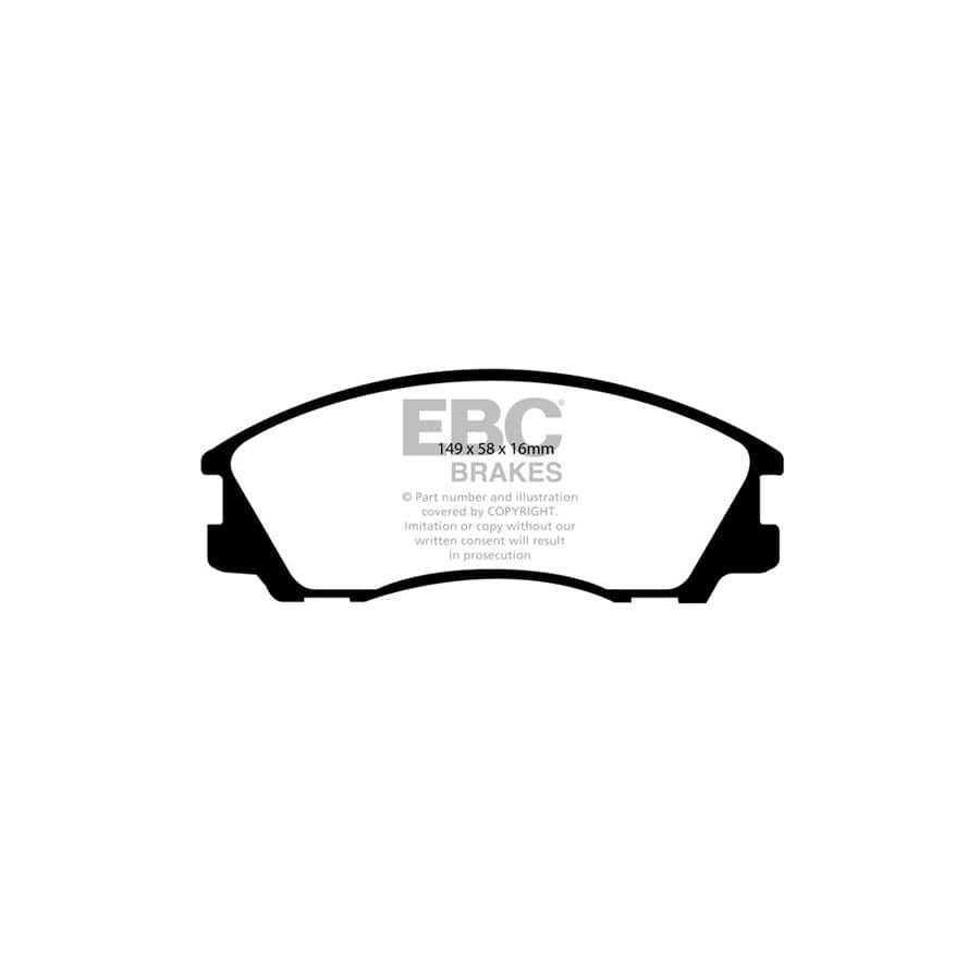 EBC PDKF956 Hyundai Terracan Ultimax Front Brake Pad & Plain Disc Kit 2 | Duco Car Parts UK Car Parts