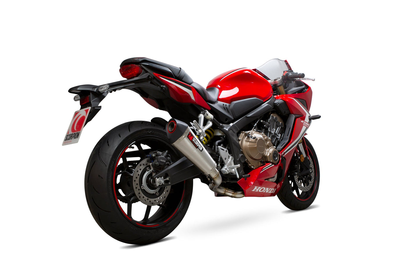 Scorpion RHA190SYSSEO Honda CBR650 R Serket Taper Full System - Brushed Stainless Steel Sleeve | Duco Car Parts UK UK