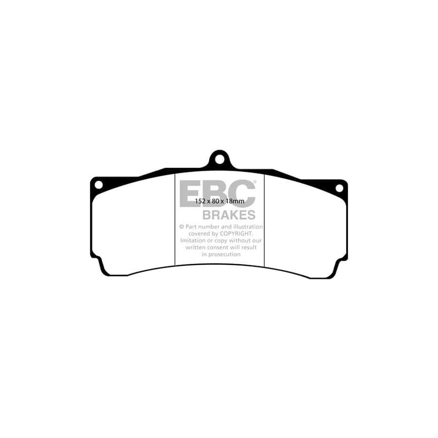 EBC PD12KF292 Holden Hsv E Redstuff Front Brake Pad & GD Disc Kit - AP Caliper 2 | Duco Car Parts UK Car Parts