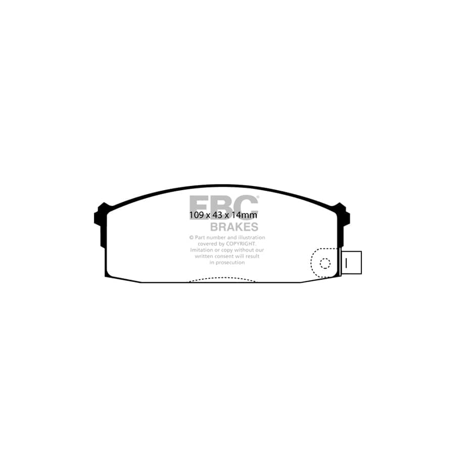 EBC PDKF1429 Nissan Stanza Ultimax Front Brake Pad & Plain Disc Kit 2 | Duco Car Parts UK Car Parts