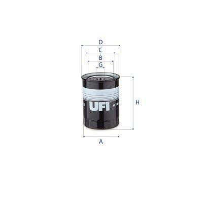 UFI 23.121.00 Oil Filter