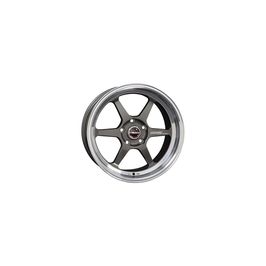 Borbet DB8GT 8.5x18 ET40 DB8GT 85840114,3572,5GRP Graphite Rim Polished Wheel | Duco Car Parts UK Car Parts