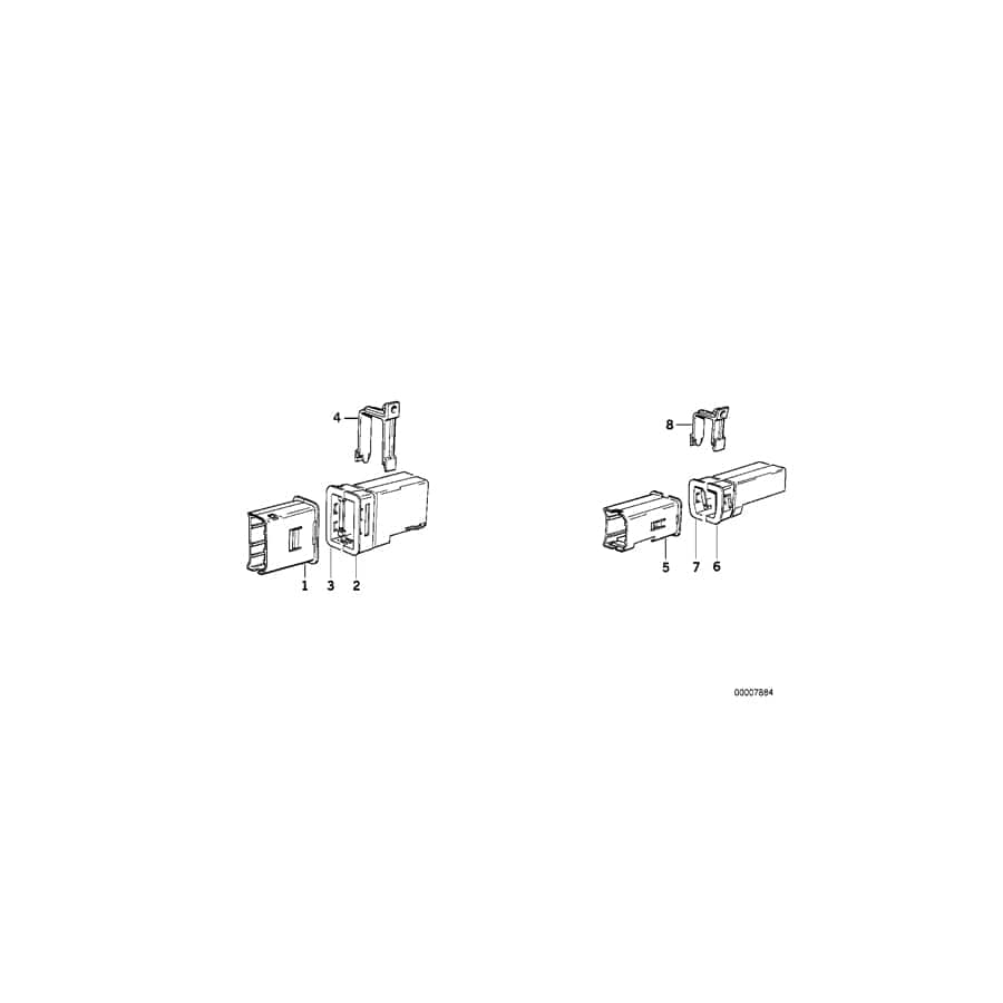 Genuine BMW 61131379202 E32 Guide Right (Inc. 750iL, 735iL & 750iLS) | Duco Car Parts UK Car Parts
