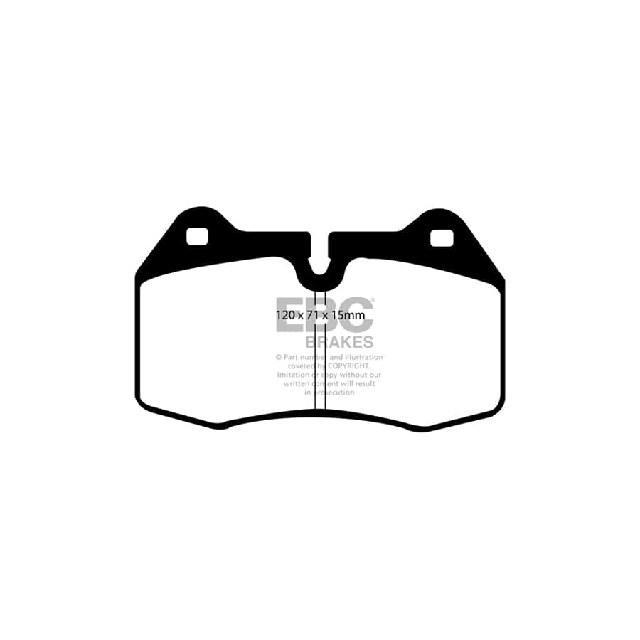EBC PDKF1427 Nissan Ultimax Front Brake Pad & Plain Disc Kit - Brembo Caliper (Inc. Skyline V35 & 350Z) 2 | Duco Car Parts UK Car Parts