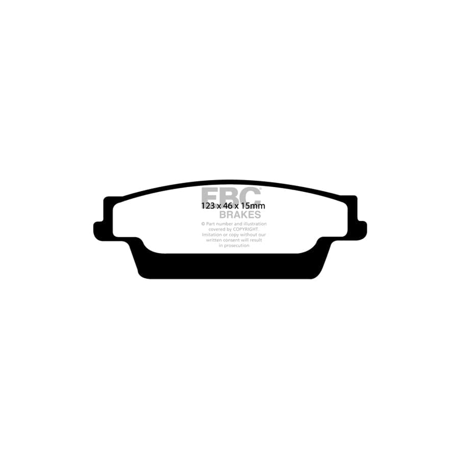 EBC PDKR201 Cadillac SRX Ultimax Rear Brake Pad & Plain Disc Kit 2 | Duco Car Parts UK Car Parts