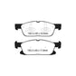 EBC PDKF2448 Ford Ultimax Front Brake Pad & Plain Disc Kit - ATE Caliper (Inc. Edge, Galaxy Mk3, S-Max Mk2) 2 | Duco Car Parts UK Car Parts