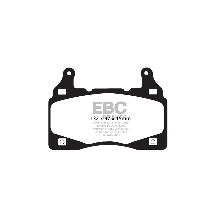 EBC PD14KF753 Chevrolet Camaro Bluestuff Front Brake Pad & GD Disc Kit - Brembo Caliper 2 | Duco Car Parts UK Car Parts