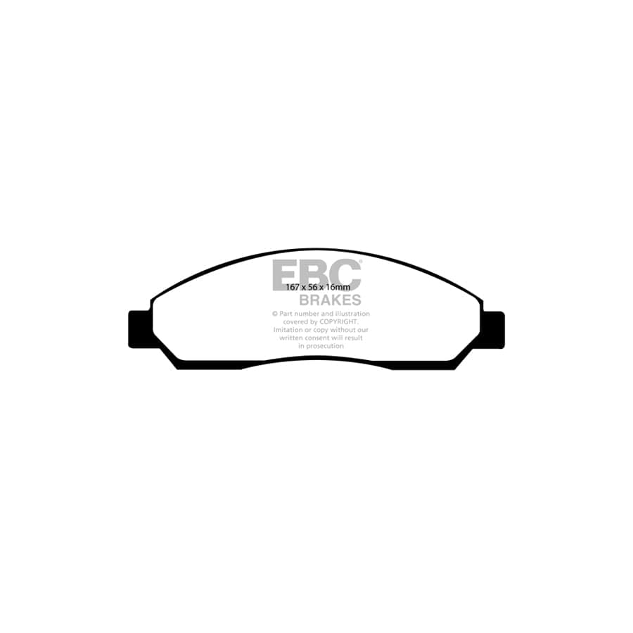 EBC PDKF968 Isuzu Ultimax Front Brake Pad & Plain Disc Kit (Inc. D-MAX & Rodeo) 2 | Duco Car Parts UK Car Parts