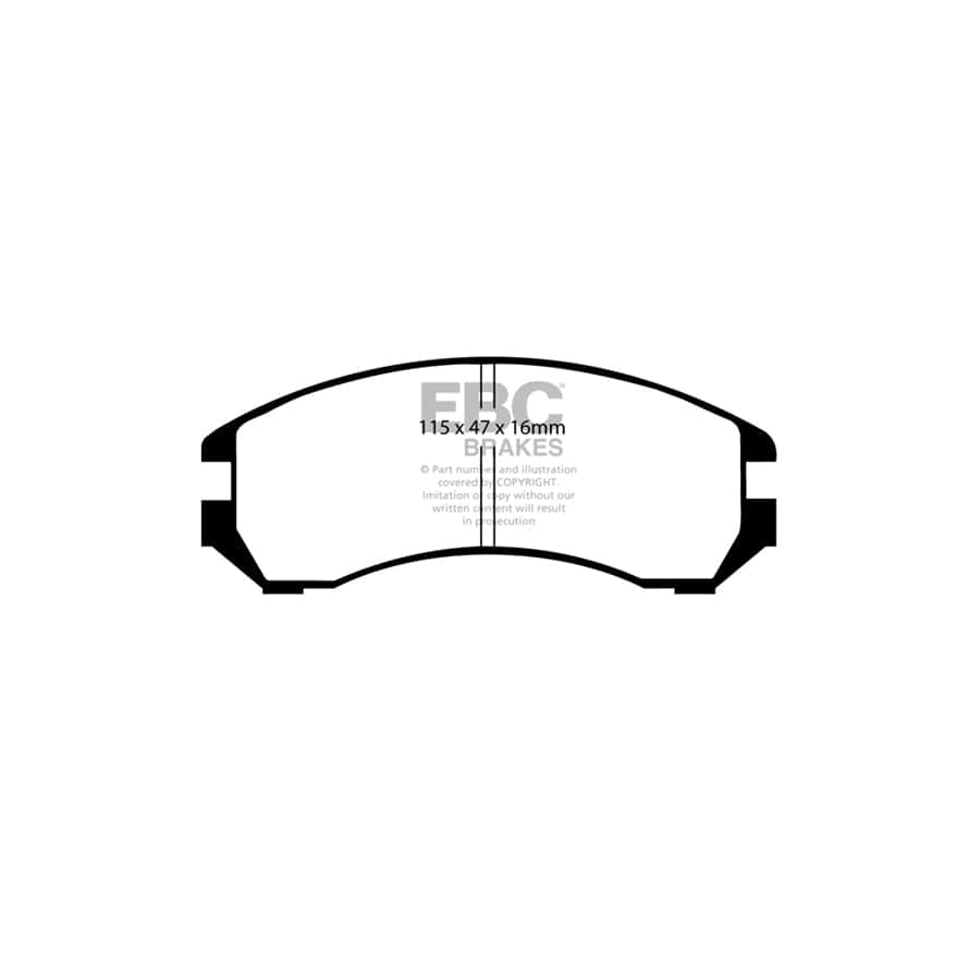 EBC PDKF1434 Nissan Sunny Ultimax Front Brake Pad & Plain Disc Kit 2 | Duco Car Parts UK Car Parts