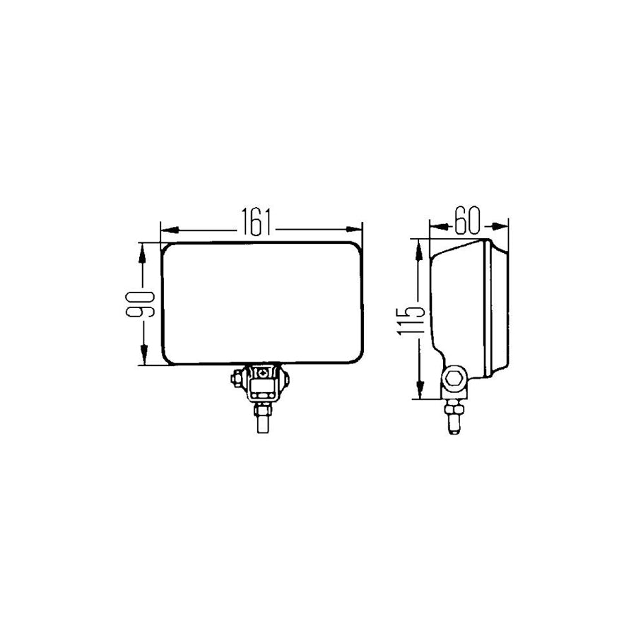 Hella 1NB 005 860-021 Fog Light