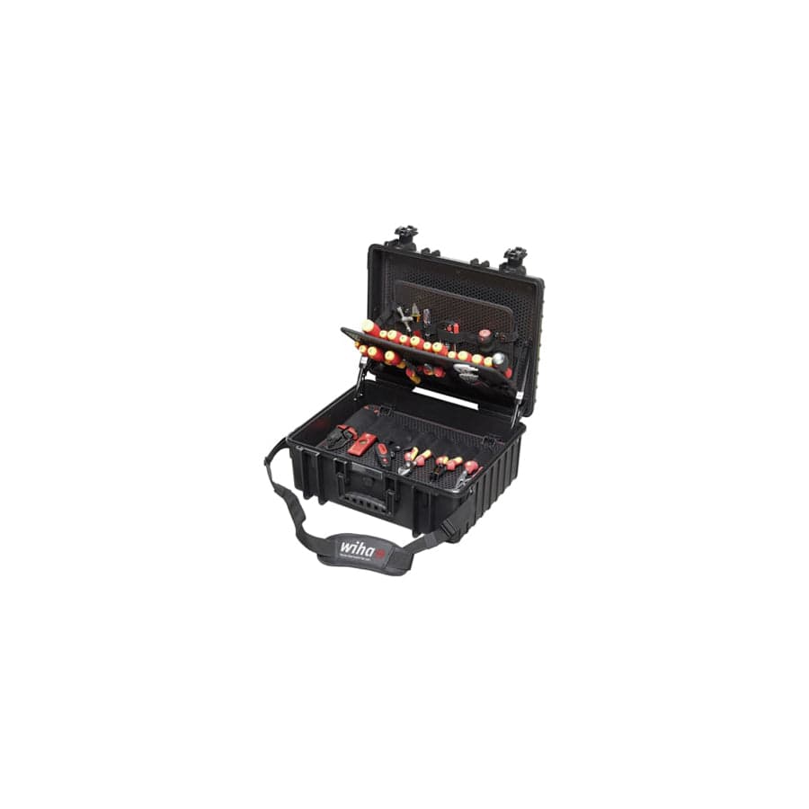 Wiha WHA40523 Competence XL electrician Tool Kit, 82 Piece (inc. Case) | Duco Car Parts UK