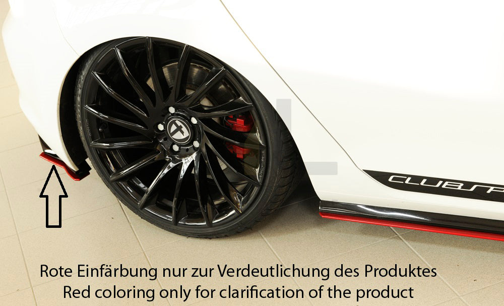 Rieger 00059583 VW Mk7 Golf Rear Side Splitter (GTI Clubsport, GTD, GTE & GTI) 9 | Duco Car Parts UK Car Parts