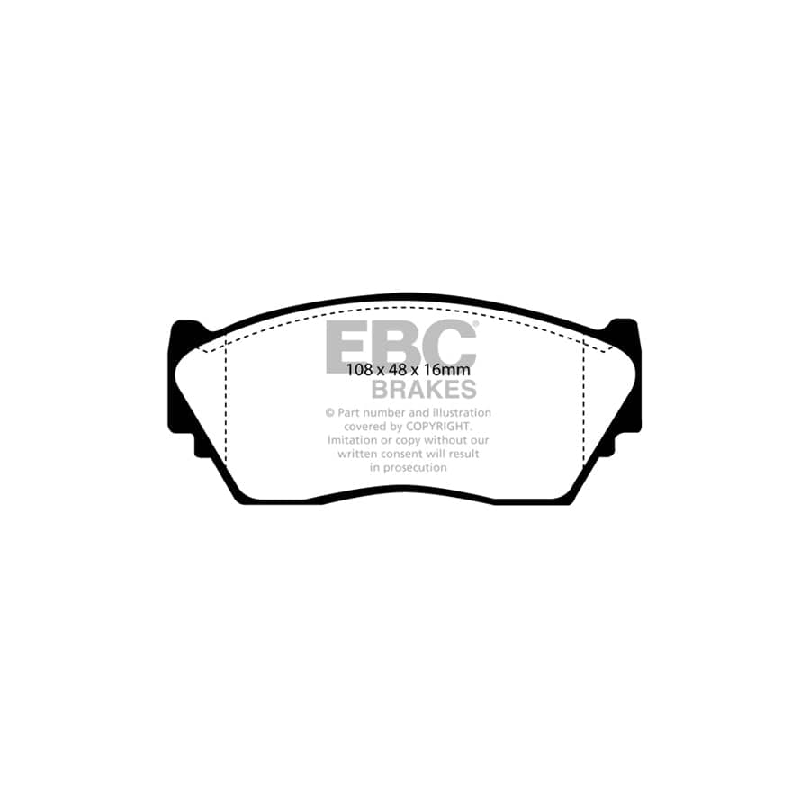 EBC PDKF1433 Nissan Ultimax Front Brake Pad & Plain Disc Kit (Inc. Sunny & 100NX) 2 | Duco Car Parts UK Car Parts