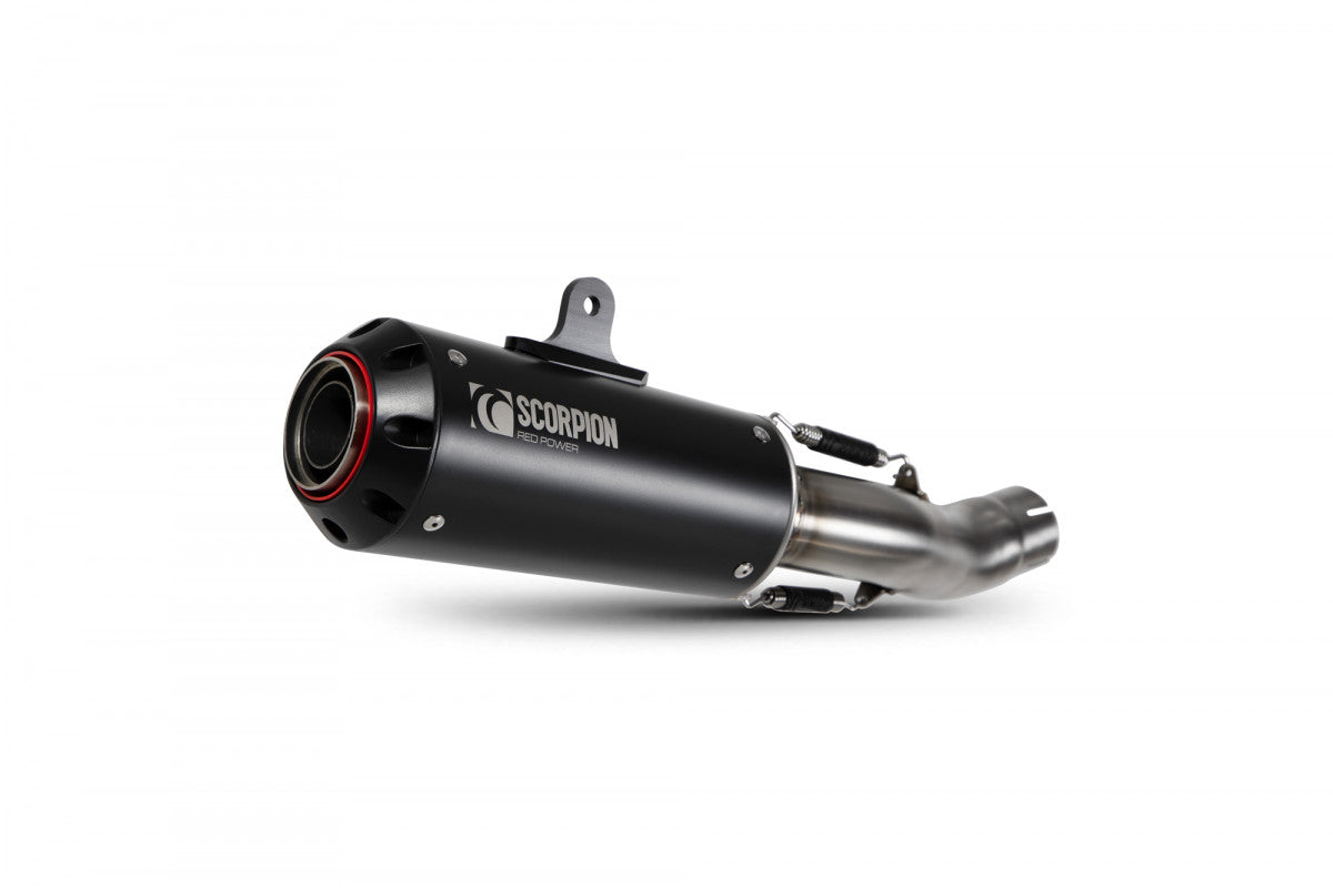Scorpion PHA186BCER Honda CBR500 R Red Power Slip-On - Black Ceramic Coated Sleeve | Duco Car Parts UK UK