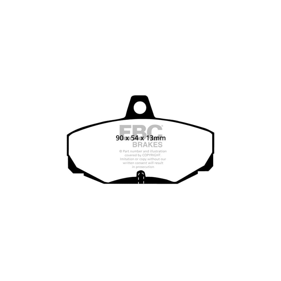EBC PDKR204 Caterham 7 Ultimax Rear Brake Pad & Plain Disc Kit - Girling/TRW Caliper 2 | Duco Car Parts UK Car Parts