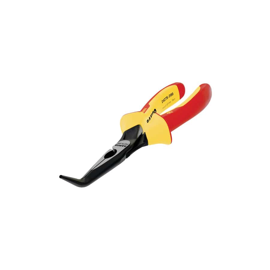 Bahco BAH2427S160 2427S ERGO Insulated Bent Nose Pliers 160mm (6.1/4in) | Duco Car Parts UK