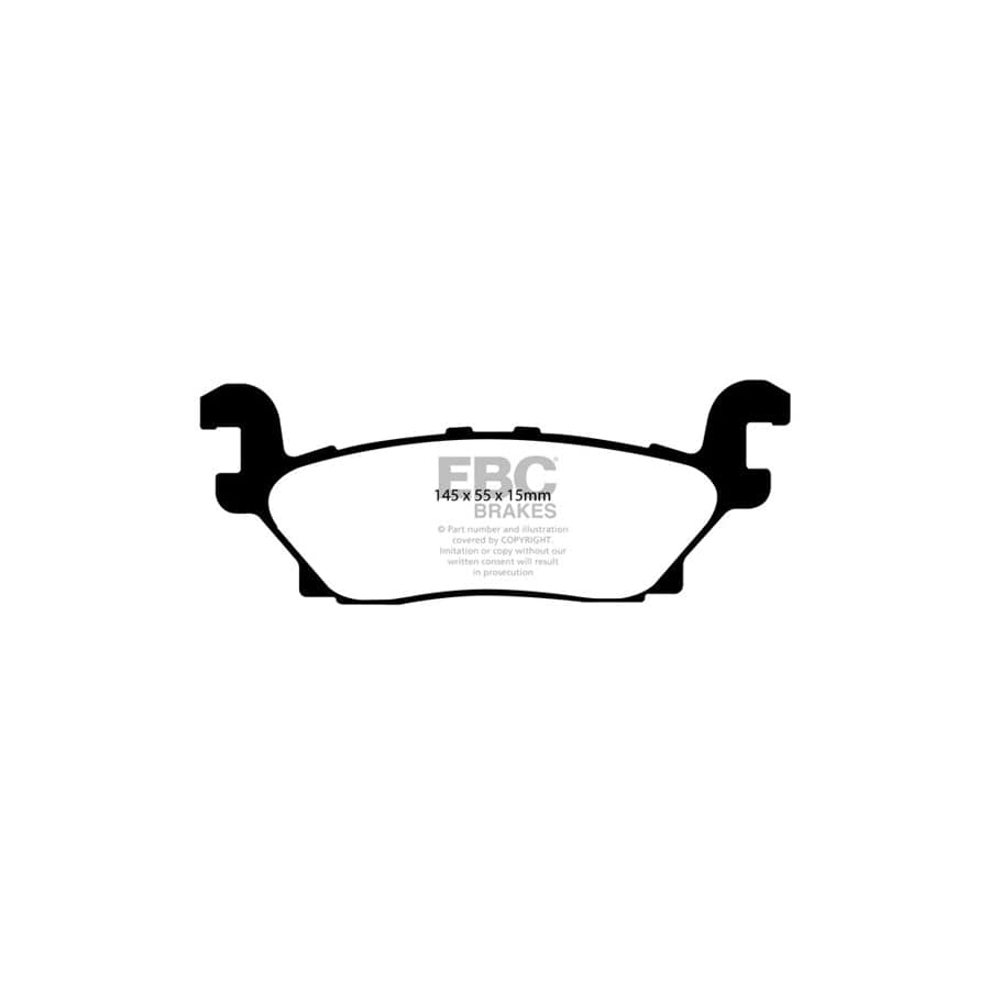EBC PD11KR335 Hummer H3 Greenstuff Rear Brake Pad & GD Disc Kit 2 | Duco Car Parts UK Car Parts