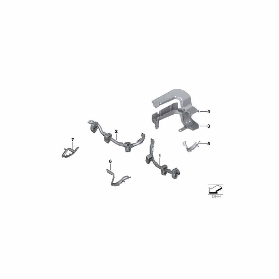 Genuine BMW 61139211312 F10 F12 Covering Lower (Inc. 535iX, 640i & 535i) | Duco Car Parts UK Car Parts