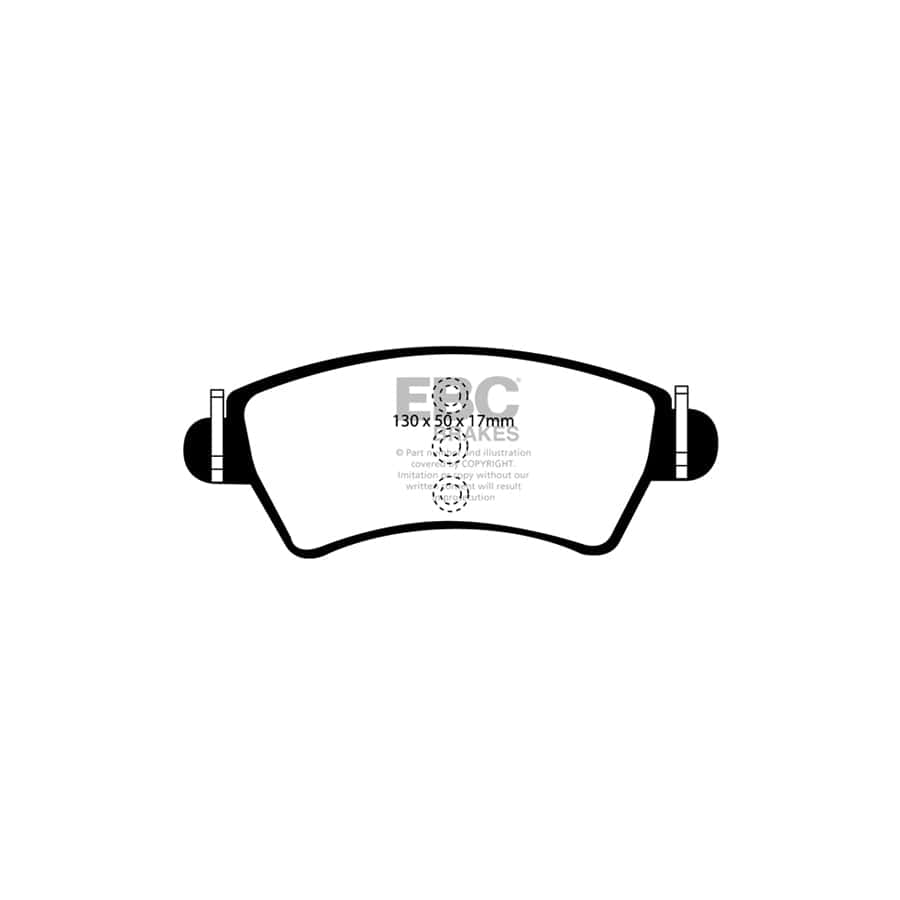 EBC PD13KF210 Citroen Peugeot Yellowstuff Front Brake Pad & GD Disc Kit - Bendix Caliper 2 | Duco Car Parts UK Car Parts