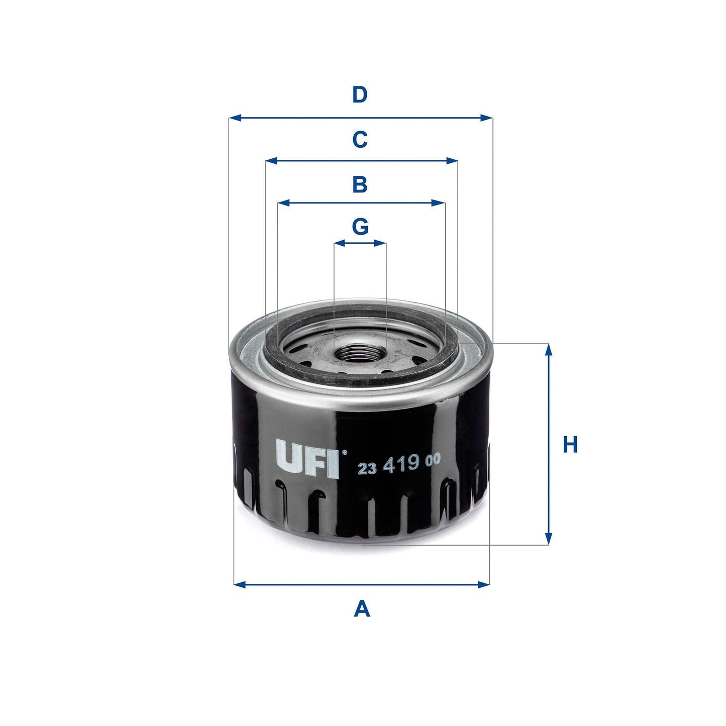 UFI 23.419.00 Oil Filter