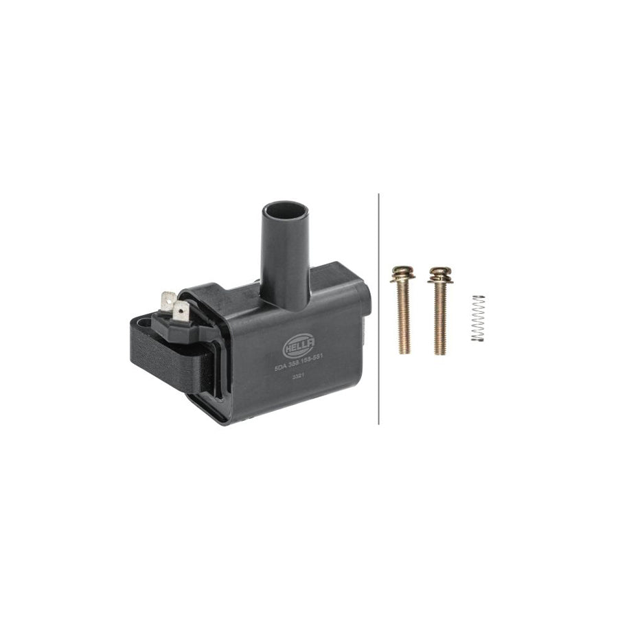 Hella 5DA 358 168-551 Ignition Coil For