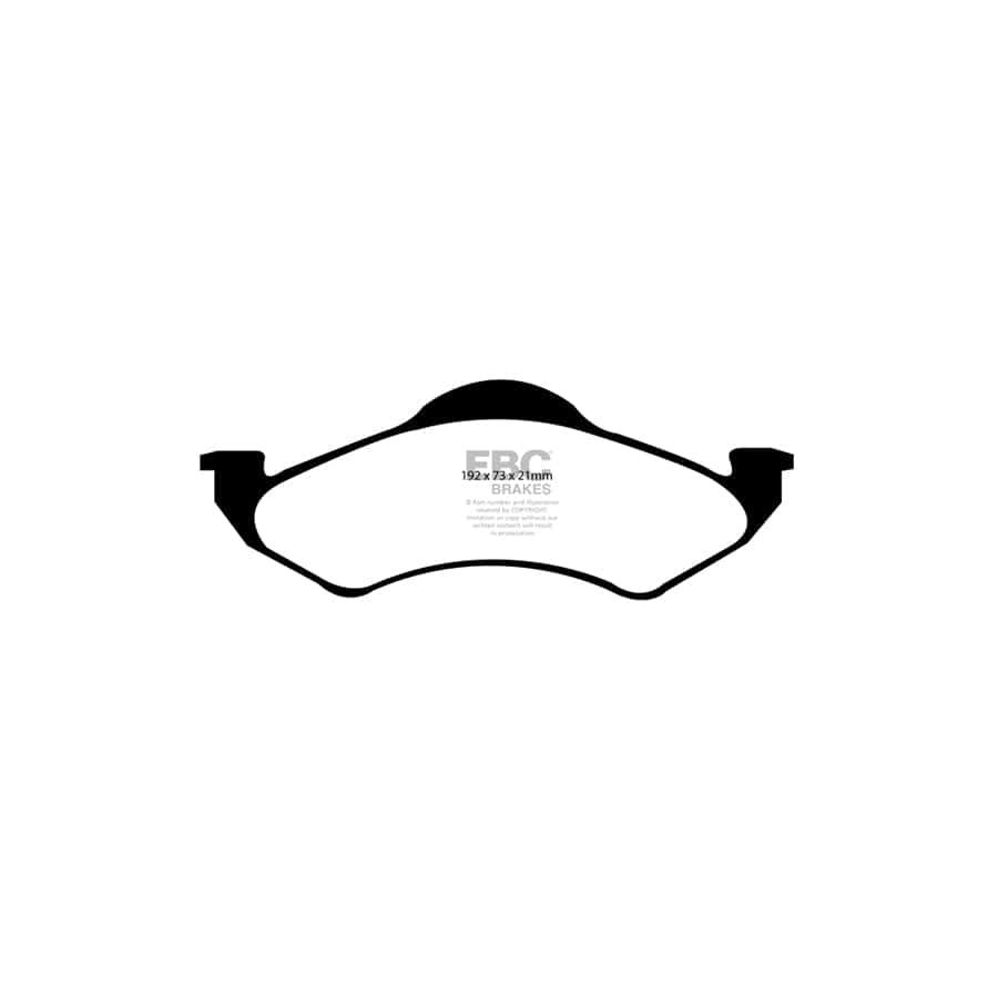EBC PDKF602 Dodge Durango Ultimax Front Brake Pad & Plain Disc Kit 2 | Duco Car Parts UK Car Parts