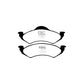 EBC PDKF601 Dodge Durango Ultimax Front Brake Pad & Plain Disc Kit 2 | Duco Car Parts UK Car Parts